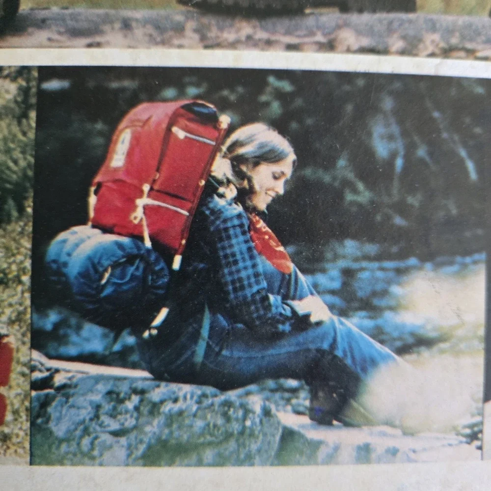 Vintage Sears Go Pack III Backpack Nylon External Aluminum Frame Japan Box Prop